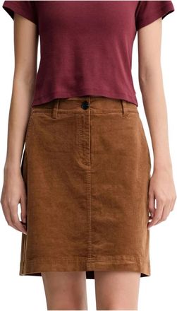 Marc O'Polo Short Skirts - Dames - Korte rokken - Bruin - L - Rokken