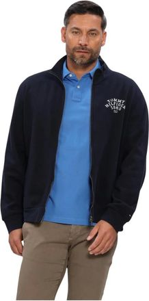 Tommy Hilfiger Heren, Sweatshirts & Hoodies, Blauw, Maat: L Katoen
