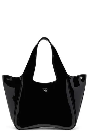 Diesel Play Glossy Shopper Tote in Black at Nordstrom