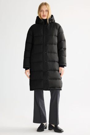 Orolay Puff-O Mid-Length Down Puffer Jacket in Black at Nordstrom, Size X-Large