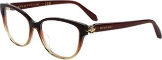 Bulgari Serpenti Forever Optische Bril - Dames - Accessoires - Bruin - Maat: 54 MM