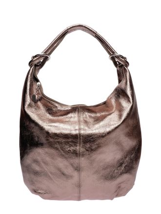 Anna Luchini Brons Rundleer Tas