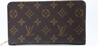 Louis Vuitton Monogram Brown Monogram Long Wallet (Bi-Fold) (Pre-Owned)
