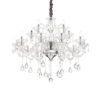 Netlighting Colossal 15 Light Chandelier Clear Glass E14