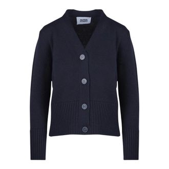 Alpha Studio Cardigan - - Knitwear - Donna - Blu - L