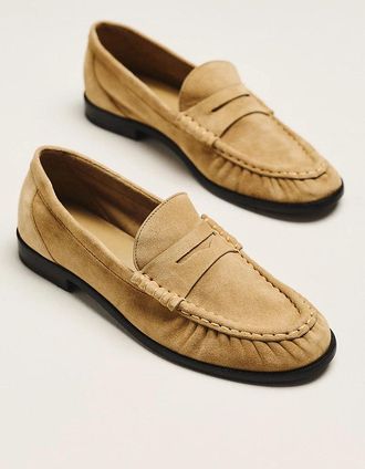 Reformation Francine Ruched Loafers