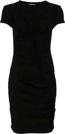 Alexander McQueen Dames, Jurken, Zwart, Maat: M Katoen