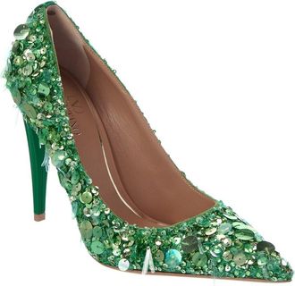 Valentino 110 Satin & Patent Pump