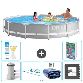 Intex Piscina Prism Frame Redonda - 366x76 Cm - 7-piezas S217