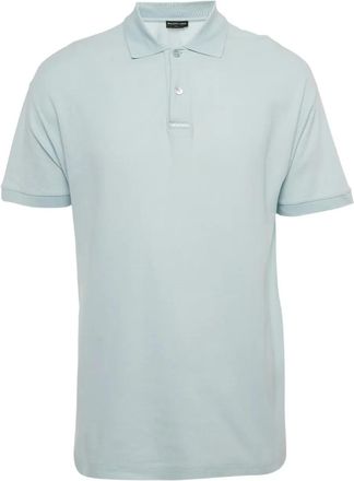 Balenciaga Polo con stampa Europe - Blu