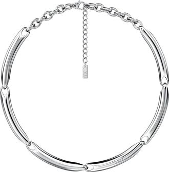 Diesel Stainless steel chain necklace - Necklaces - Unisex - Silver