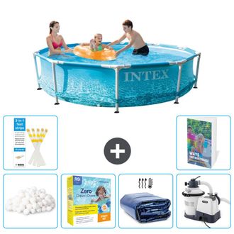 Intex Piscina Con Estructura Redonda - 305x76 Cm - 7-piezas S75