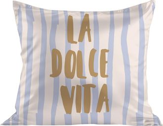 MX HOME Puf XL flotante a rayas desenfundable La Dolce Vita