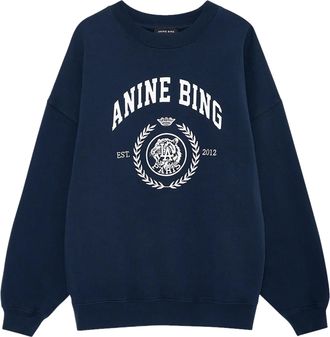 Anine Bing Miles Sweatshirt Collegiate Printed Sweatshirt