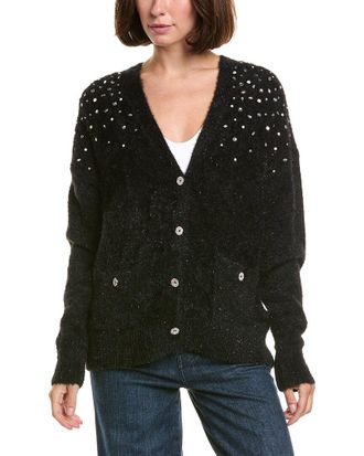 Karl Lagerfeld Karl Lagerfeld Embellished Shoulder Cardigan