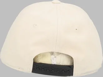 Palm Angels Mens Baseball Hat Maxi Logo White Cotton