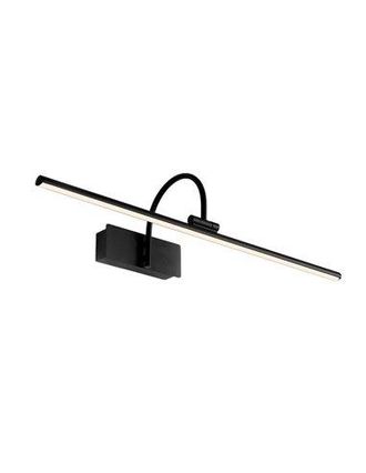 Mantra Mantra Aplique Led De Pared Con Barra De Luz Paracuru Negro 3000k Distintos Tama&ntilde;os 8w/12w/18w