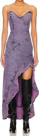 Amanda Uprichard Symone Dress In Purple
