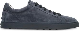 Tod's Suede Sneakers - Heren - Sneakers - Blauw - 40 EU - Leer - Schoenen