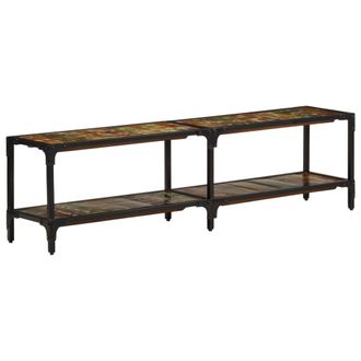 vidaXL Vidaxl - Mueble De Tv Madera Maciza Reciclada 150x30x41 Cm