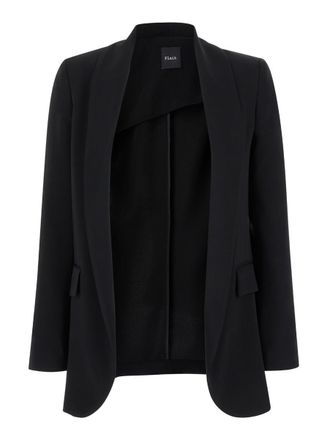 Plaîn Black Open Jacket In Technical Fabric Woman