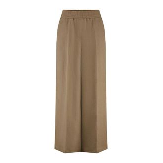 Riani Dames, Broeken, Bruin, Maat: 2XL