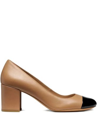 Geox 65mm Virnilisa block-heel pumps - Neutrals