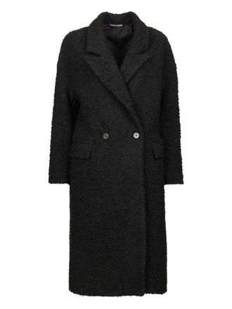 Hannes Roether double-breasted coat - Nero