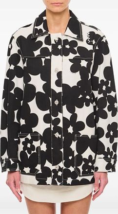 Marni Giacca a fiori - Nero