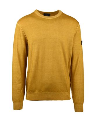 Peuterey Yellow Crewneck Wool Sweater