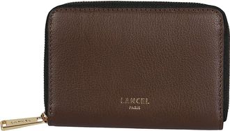 Lancel BCBG Compact Pebbled Leather Zip-Around Wallet