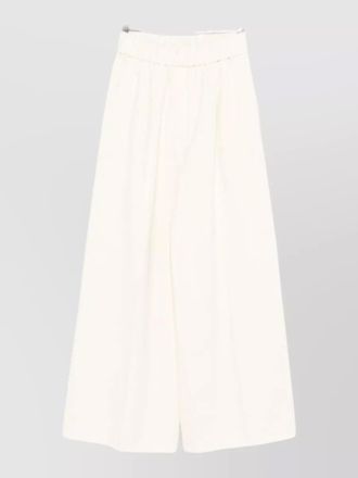 Forte_Forte wide leg relaxed fit trousers back pocket