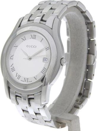 Gucci Pre-owned G-Class Roestvrijstalen Horloge - Heren - Vintage Horloges - Grijs - ONE Size - Vintage