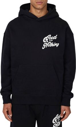 Good For Nothing Funk Relaxed Hoodie in Black at Nordstrom, Size Xx-Large Uk