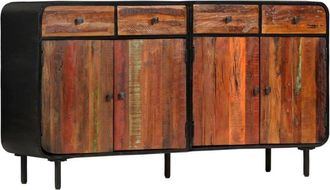 vidaXL Sideboard Solid Reclaimed Wood 140x35x76 cm vidaXL