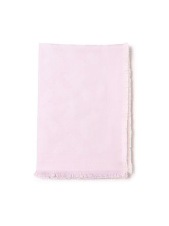 Fendi Ff Monogram Frayed Edge Scarf