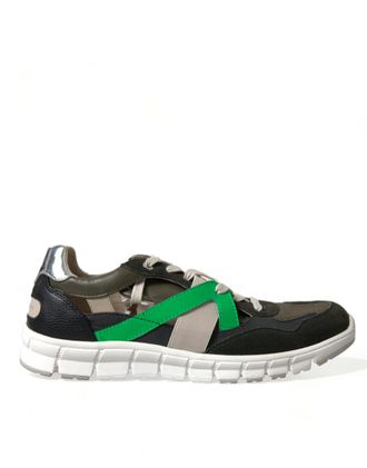 Dolce & Gabbana Multicolor Leren Su&egrave;de Lage Sneakers Schoenen