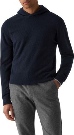 Greyson Koko Wool Cashmere Blend Hoodie in Maltese Blue at Nordstrom, Size Xx-Large