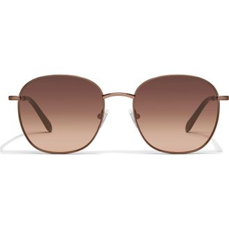 Quay Jezabell 56mm Round Sunglasses in Chocolate /Brown Fawn at Nordstrom Rack
