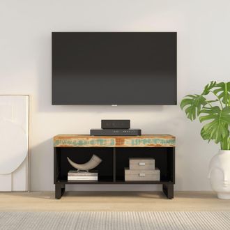 vidaXL Mueble De Tv Madera Maciza Reciclada 85x33x43,5 Cm Vidaxl