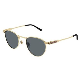 Gucci Grey Round Mens Sunglasses GG1875S 003 48