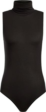 12 Storeez Body smanicato a collo alto - Nero