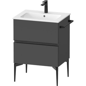 Duravit Duravit - Sivida Mueble Bajo Lavabo, 2 Cajones, Tirador Diamante