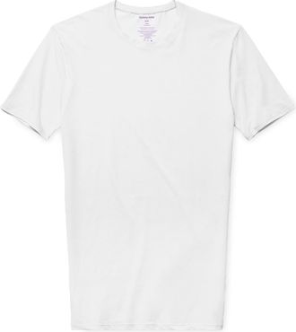 Tommy John Mens Slim Fit Crew Neck Undershirt, Cool Cotton Fabric, Slim Fit T-Shirt with Stay Tuck Design, White, Large