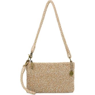 The Sak Vita Hand Crochet Crossbody Wristlet in Bamboo Static at Nordstrom