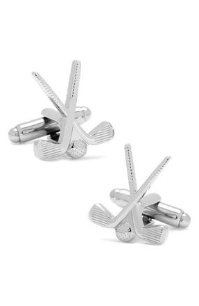 Cufflinks Inc. Golf Bag Cuff Links in Silver at Nordstrom