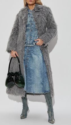 Diesel Denim Jacket DE-KATERIN-FSH, Womens, Blue