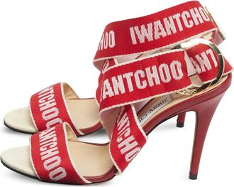 Jimmy Choo London Sandali Bailey con tacco - Rosso