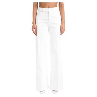 Dondup Mujer, Pantalones, Blanco, Talla: W28
