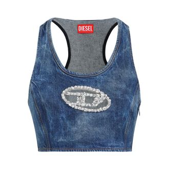 Diesel Mujer, Camisetas, Azul, Talla: S